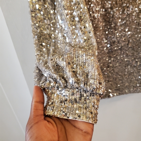 Cable & Gauge sequined top size 3X - Picture 3 of 6